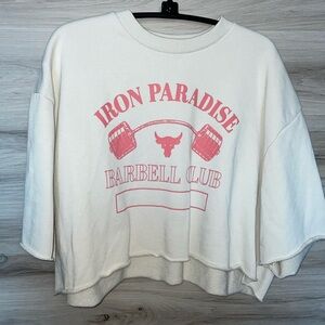 EUC- Men's Under Armour Oversized SS 1/2 Shirt, M